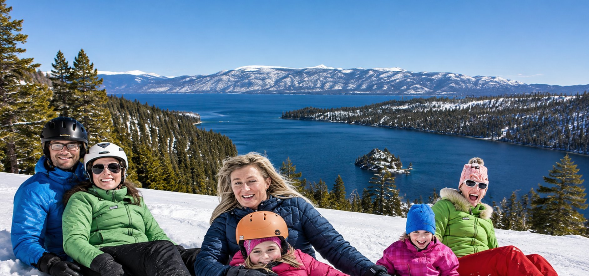 Snow Lake Tahoe Winter Aventure